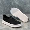 Men's Casual Shoes 2024New Breathable Canvas Shoe Comfort Sneakers Slip-on Driving Shoes for Men Black Loafers Zapatillas Hombre