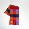 Tonglu Plaid Scarf New Imitation Cashmere Mohair Autumn and Winter Women's Warm Shawl