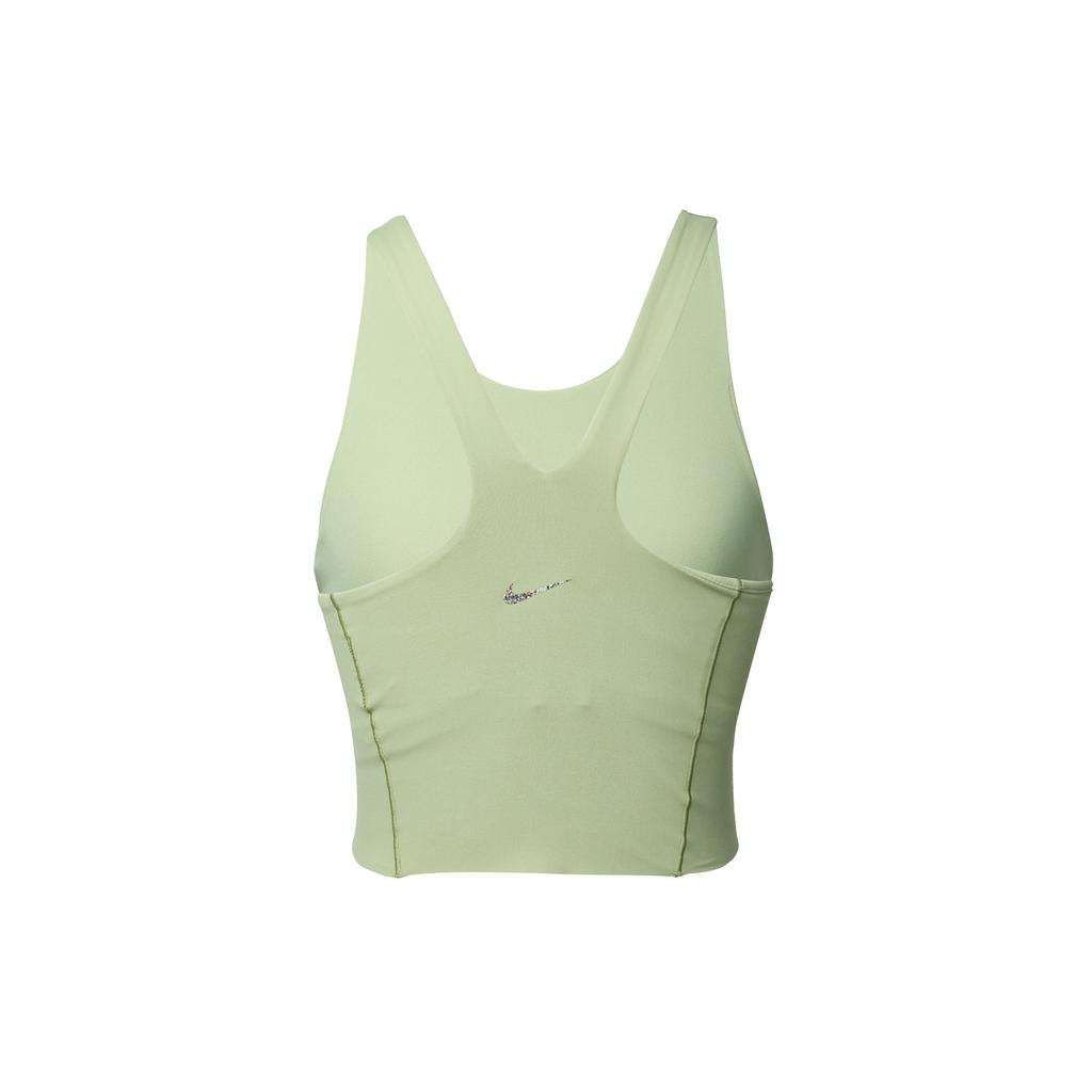 Nike Спортивные майки Dri Fit Yoga Luxe для женщин, цвет маття-зеленый, DQ6033-386