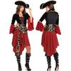 Women Pirate Dress Cosplay Costume Adult Pirate Captain Game Uniform