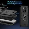 Противоударный чехол Military Armor для Xiaomi Redmi Note 14 13 12 11S 10S Pro Plus + 14C 13C 12C A4 A3 5G с держателем-кольцом