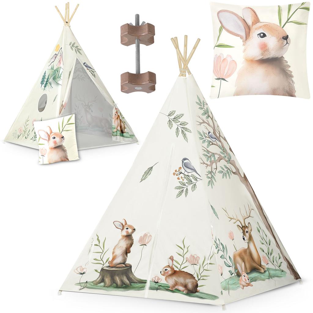 Nukido Tipi Tent for Children - Beige