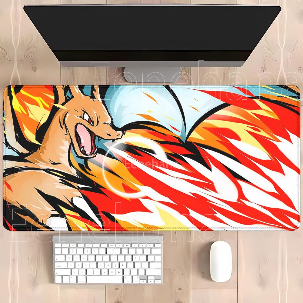 Gengar Anime Kawaii Mouse Pad Pc Keyboard Gaming Office Cute Playmat Hd Printing Overlock Esports Nonslip Base Desk Mat