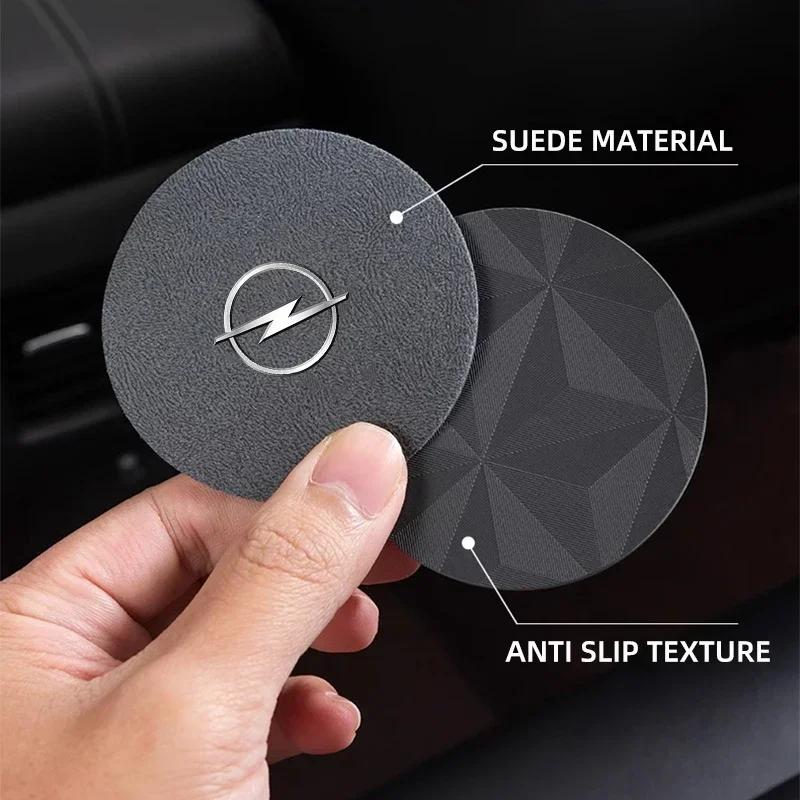 czsvdy1 czprfz1 Car Anti-slip Water Cup Heat Insulation Mat Suede Decor Coaster For Opel Astra Insignia Mokka Zafira Corsa Vectra Antara Meriva