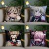 Милые квадратные наволочки T-Toga-Himiko-S Kawai, настраиваемые, стильные и мягкие, идеально подходят для кроватей, автомобилей и диванов.