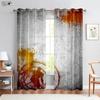 2 Pack Cool Basketball 3D Printed Curtains Suitable for Bedroom Living Room Club Decorative Curtains Home Decor