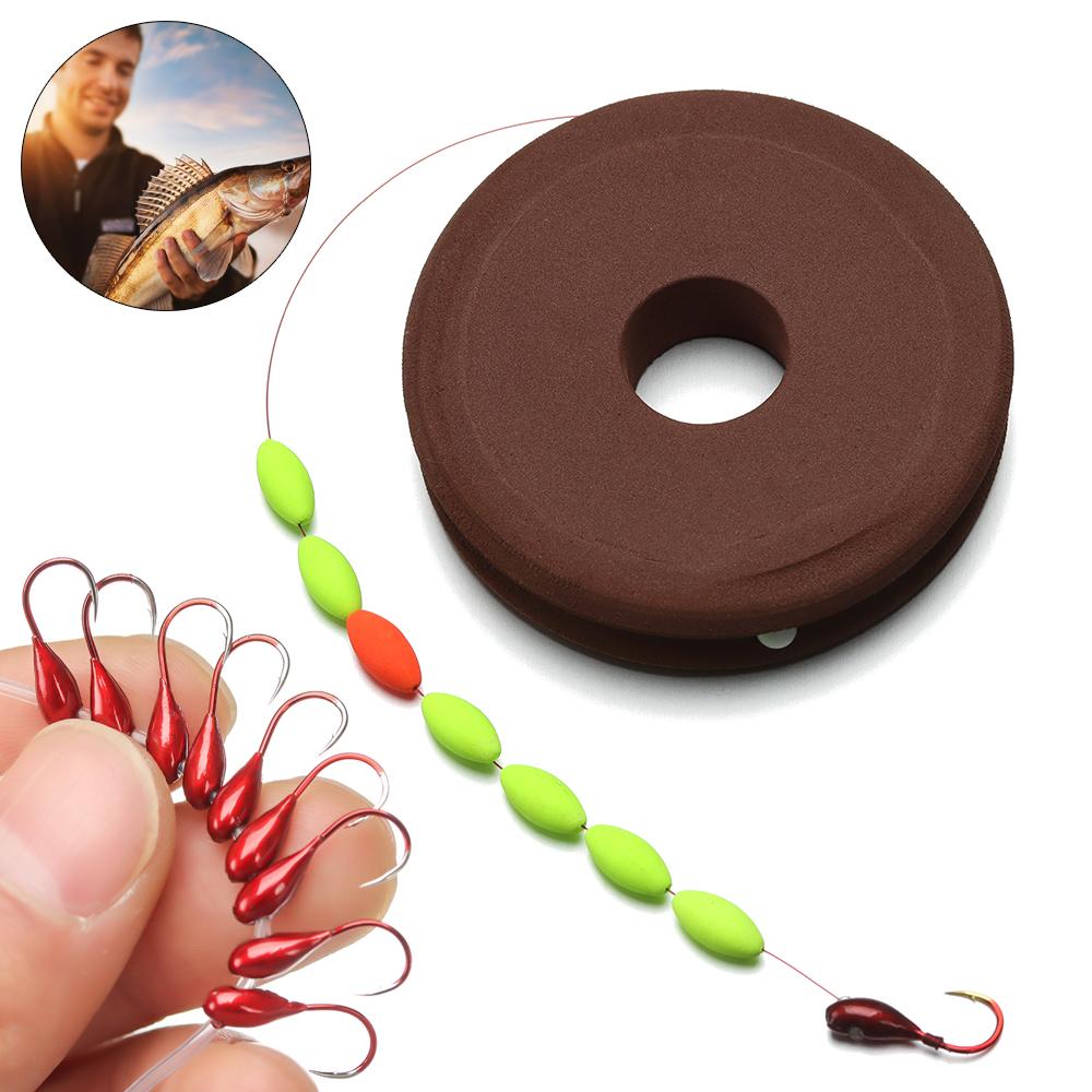 1/10/20Pcs Lifelike Lead Overturned Fishing Hooks Fishing Tackle Lure Bait Red Worm