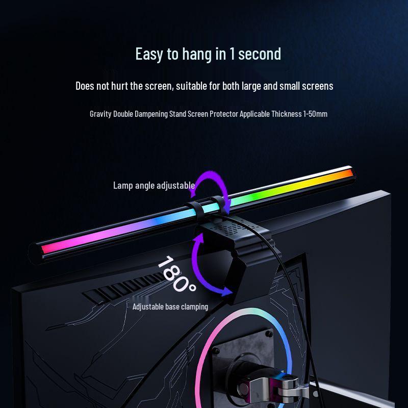 RGB Игровая подсветка экрана монитора: Защита глаз и атмосфера рабочего стола