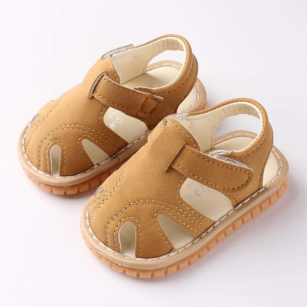 Newborn Baby Girls Boys Roman Shoes Sandals First Walkers Soft Sole Shoes