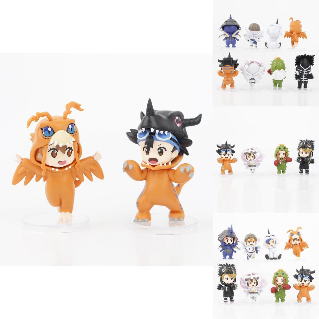 Изысканные ПВХ Аниме Фигурки Digimon Taichi Yamato Sora Koushiro Mimi Коллекционный Набор