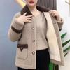 Women Winter Fur Lambswool Polar Fleece Plus Velvet Padded Jacket Coat Female Outerwear Parkas