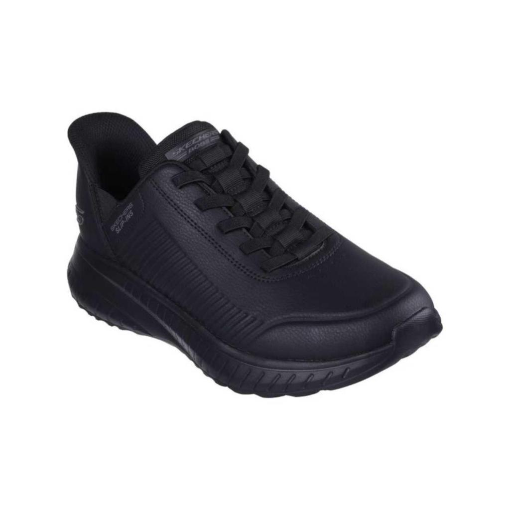 Skechers Bobs Sport Squad Хаос Мода Удобные Модные Минималистичные Низкие Повседневные Кроссовки Мужские Черный 118305-BBK