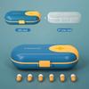 Portable Medicine Sealing Box Pill Cutter Box