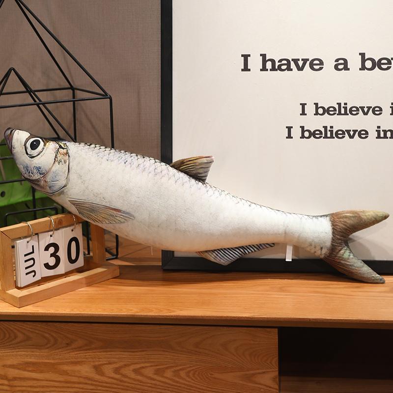 8 Стилей Имитация Рыбы Подушка Плюшевая Игрушка Мягкая Набивная Удобная Подушка Гигантская Реалистичная Рыба для Детей Взрослых Домашний Декор Подарок
