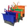 4Pcs Trolleys Bag Reusable Shopping Bags with Reinforced Handle Large Capacity Reusable Folding Trolley Bags