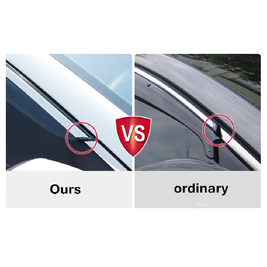 1 set Rain Guards Suitable for Jeep Wrangler JL 2007-2017 Vent Window Visor Car Window Deflectors Rain Sun Vent Shade Rain Guard
