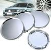 4 X 63mm 68mm Universal Chrome Silver Car Wheels Centers Hub Cap Cap Cover Kit