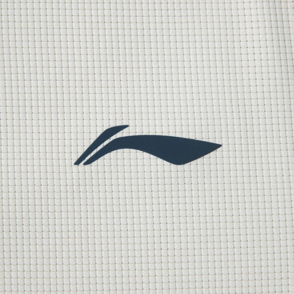 Li Ning Running Series Спортивная повседневная простая однотонная футболка с круглым вырезом и длинным рукавом для мужчин, светло-серый ATLV029-4