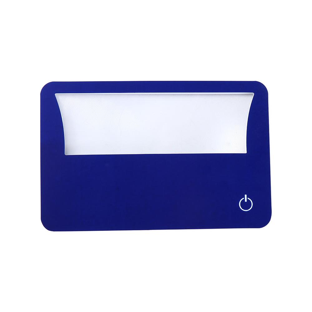 Credit Card LED Newspaper Maps Small Prints Loupe Lens Reading Magnifiers Magnifier Sheet Magnifying Glass
