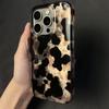 Imd Mobile Phone Case for Apple Polka Dot Mobile Phone Case with Pattern Cute Personality Transparent High-end Mobile Phone Case
