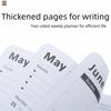Hardcover Weekly Monthly Planner Portable Schedule Writing Diary 2026 Weekly Plan Notebook  Daily