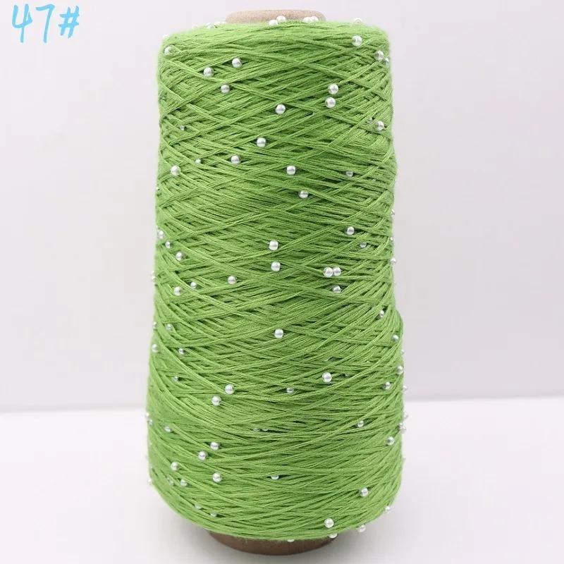 6 нитей мерсеризованного хлопка + жемчужная нить ручного плетения из чистого хлопка тонкая шерстяная нить для вязания крючком бисер своими руками ручного плетения