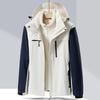 Jacket Men's Two-piece Three-in-one Jacket Autumn and Winter Velvet Thickened Windproof Mountaineering Jacket for Men