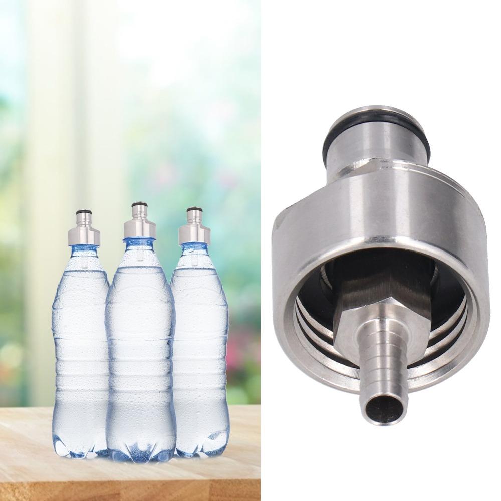 Silver Bottle Filler Height 60mm Keg Coupler Adapter Durable Brewing Accessory Home Use
