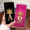 Модный чехол для телефона с короной и красивой буквой для пары, для Realme C3/Realme C3i, прозрачный ТПУ, ударопрочный, мягкий корпус
