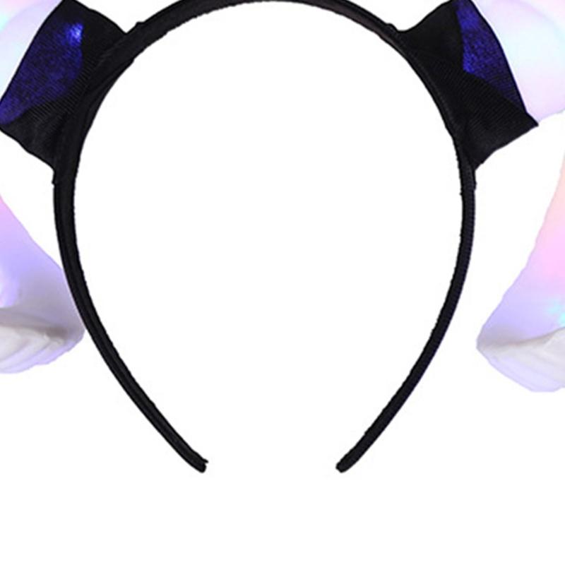 Large Horn Headband Devil Horn Hair Hoop Cosplay Ox Horn Hair Accessories for Party Halloween Cosplay Photo Props Favors