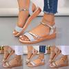 Summer Fashion Sandals For Women Gold Silver Low Heels Casual Shoes Open Toe Sandals Female Ankle Strap Flat Sandals Sandalias