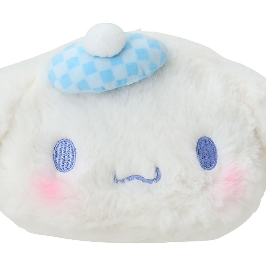 Sanrio Face Shaped Pouch Cinnamoroll 419338 (Japanese Pastel)