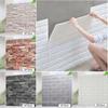 10/20Pcs 3D Brick Wall Sticker Self-adhesive Waterproof Foam Panel Wallpaper Bathroom Kitchen