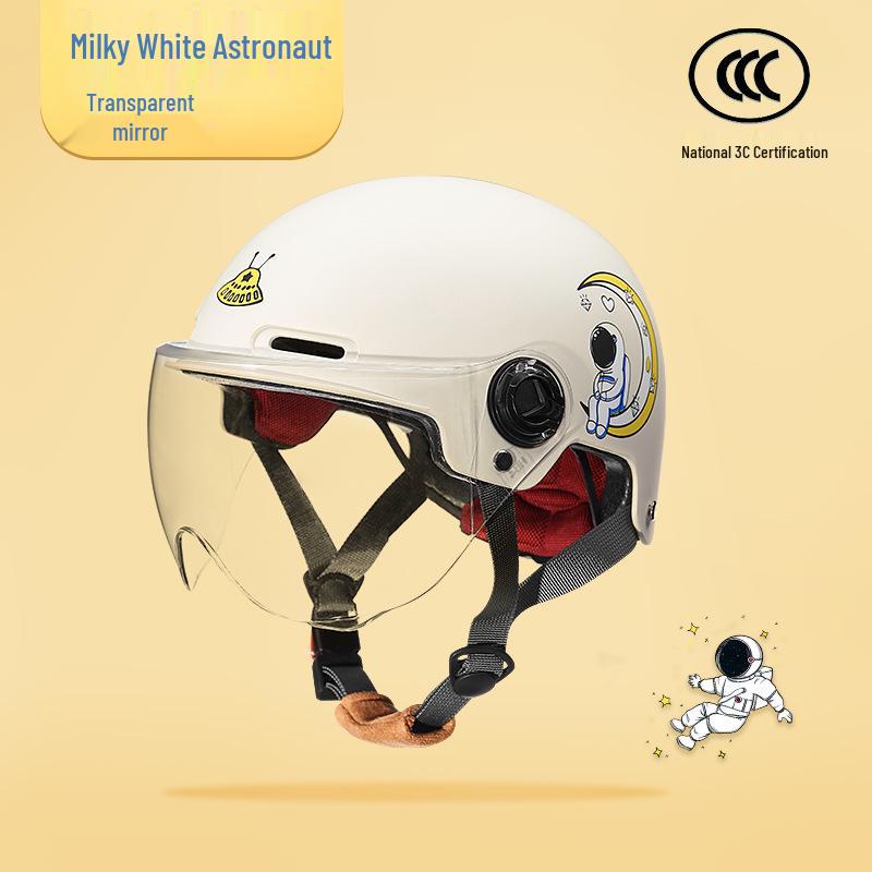 Сертифицированный 3C детский защитный шлем для электромобилей — летний, полушлем, унисекс, всесезонный