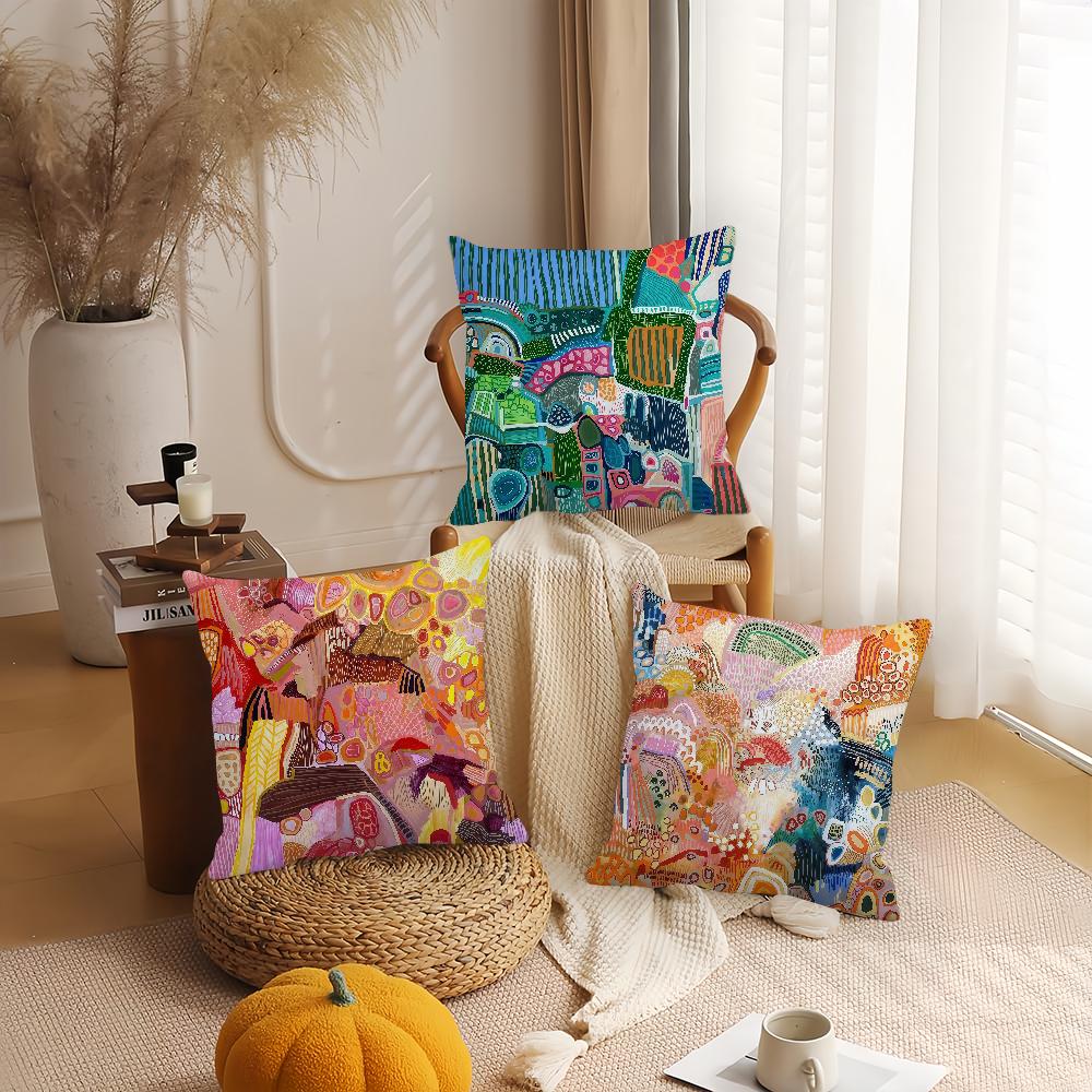 Art JonathanGemmell Pillow Case Office Cushions Suitable For Sofa Car Bedroom Decorative Cushion Cover