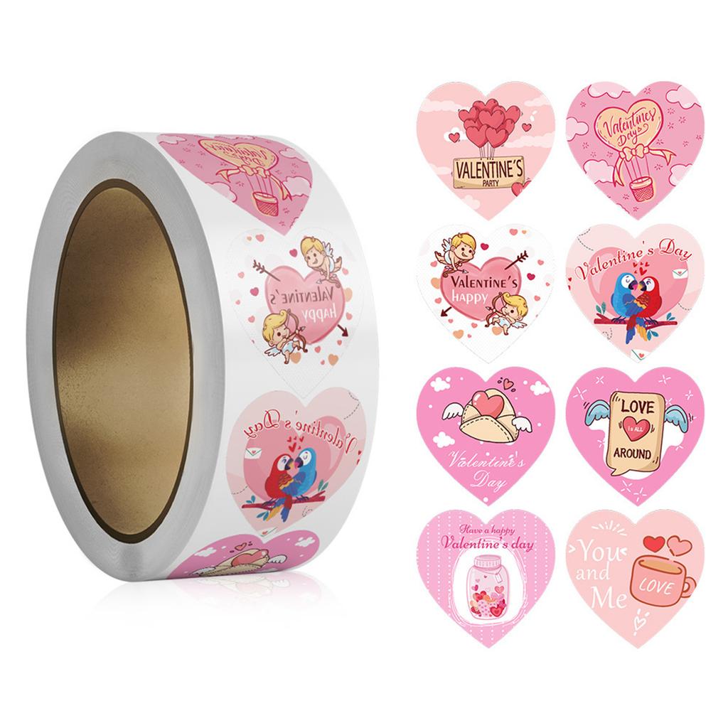 Самоклеящаяся наклейка в виде сердца 2,5 см, простая в использовании для пар, студентов и любителей рукоделия, разнообразные декоративные потребности