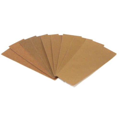 Arc Land Sakamoto Sandpaper Set, 10-Piece Set (2 Sheets of Each of 5 Grits: 80, 100, 120, 180, and 240), 70x230mm