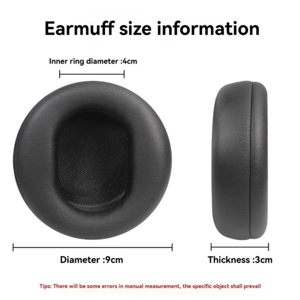 Protein Leather Ear Pads Replacement Headphone Earmuff for Microsoft Surface Headphones 1 & 2 Gen