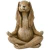 Meditating Zen Parlor Garden Decor Desktop Ornaments Animal Sculpture Rabbit Statue Bonsai Fountain