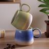 Creative Gradual Change Ceramic High Value Household Large Capacity Water Cup Ceramic Couple Breakfast Cup