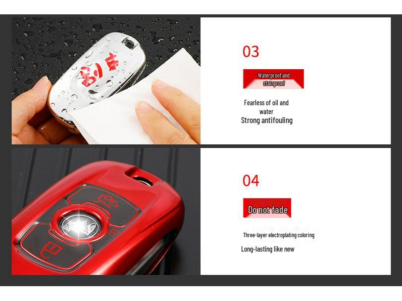 Buick Verano Pro Key Cover for 18/20 Models - Premium Protective Case with Buckle for Men & Women