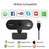 2K 1080P Computer High-definition Camera Mini Plug and Play Driver Free Built-in Microphone, Video Call Lens, Live Broadcast Camera, Photography USB