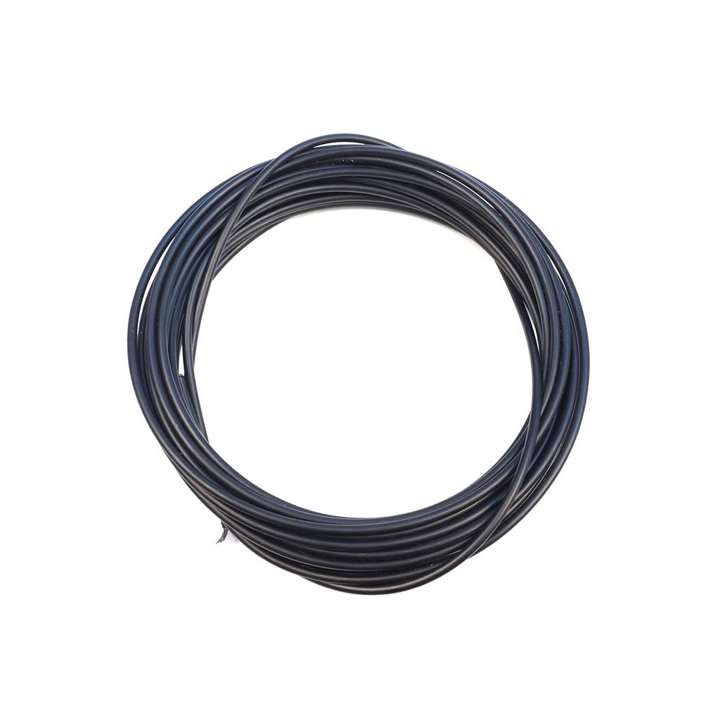 BWR5629 Steel Cable Rope Wire Sound Isolation Protection Hose Inner Diameter 1.2 mm Outer Dia 4 mm Length 10 Meters for Universal Many Car Motorcycle