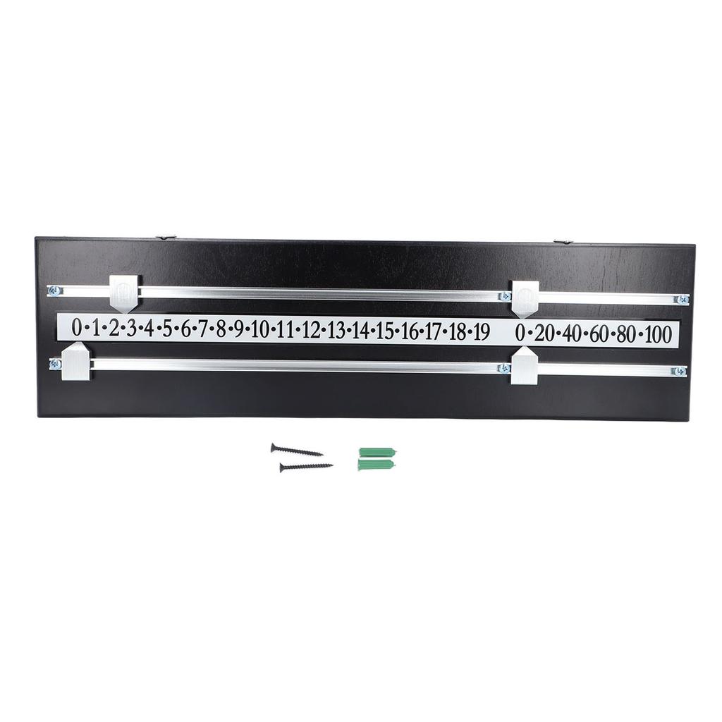 Бильярдная доска для подсчета очков с 2 дорожками, экономящая место, из цельного дерева, универсальная, для домашнего клуба