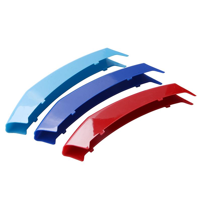 Решетка переднего бампера, клипса, накладка на решетку почек, полосатая наклейка, крышка, подходит для BMW X6 E72 2012-2014, декоративная производительность