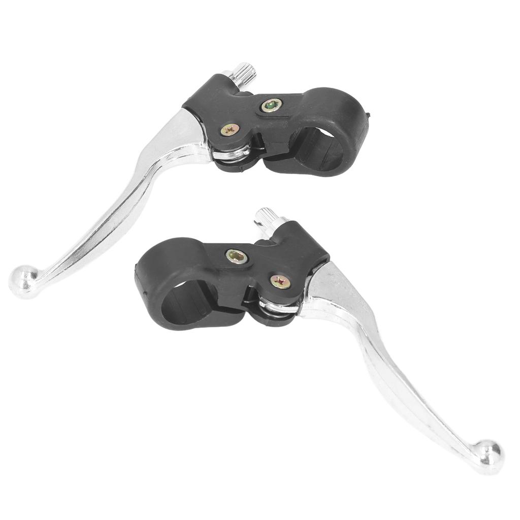2pcs Brake Handle Lever 22mm Left Right Aluminium Alloy for 47cc 49cc Mini Pocket Dirt Bike ATV