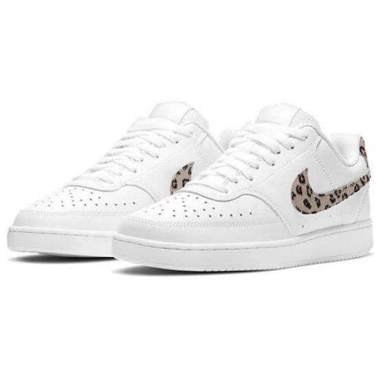 Nike Court Vision Low Leopard Swoosh - Белый 2021 - DD9665-100