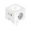 Tiross Morre Rozgałęziacz Kostkowy 2G, Usb, 2Xusb C + Lampka