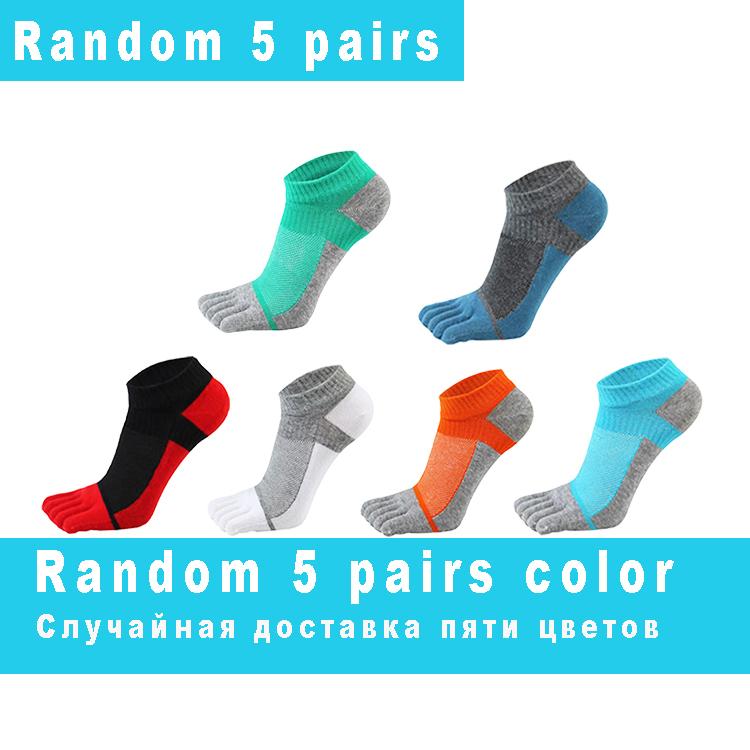 Five Finger Socks Men's Sports Breathable Comfortable Ankle Socks Shaping Anti Friction No Show Socks With Toes Gifts Socks New