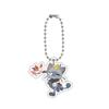 Акриловый брелок для ключей из аниме для Brionne, Алолан Мяут, Pumpkaboo, Chimchar, Espurr, Piplup, Q-версия, Самодельный акриловый брелок-подвеска